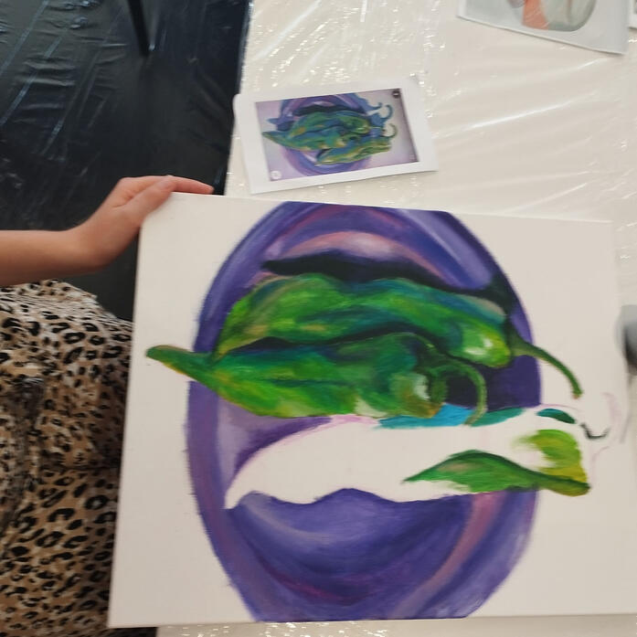 jem oczami i połykam wzrokiem