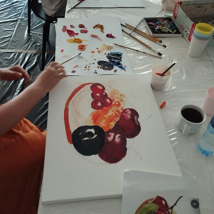 jem oczami i połykam wzrokiem