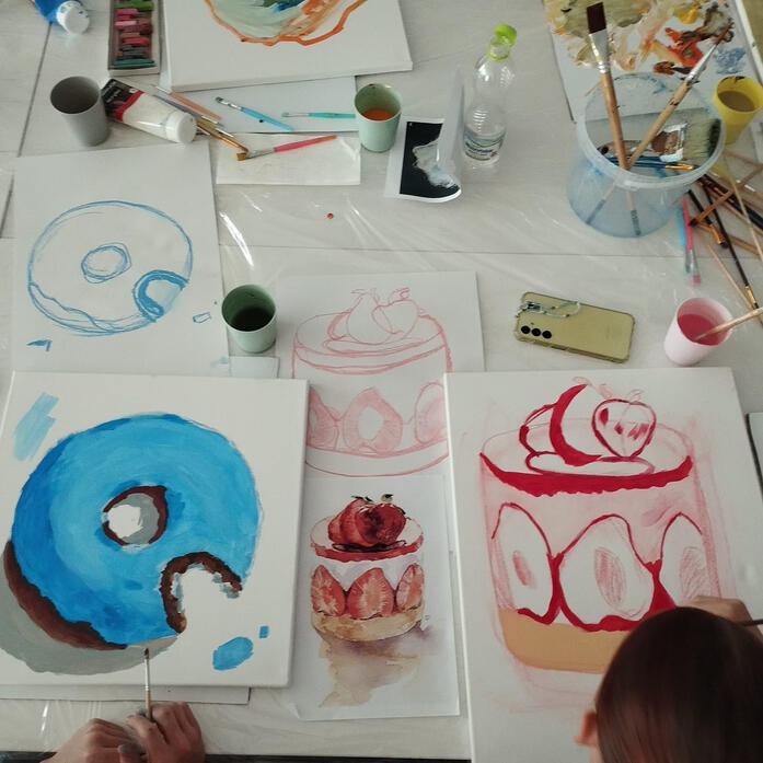 jem oczami i połykam wzrokiem