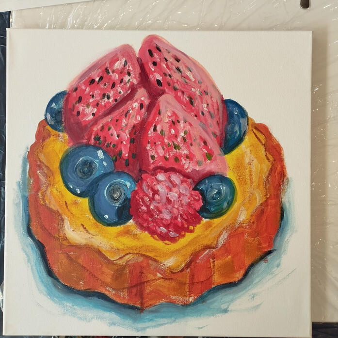 jem oczami i połykam wzrokiem