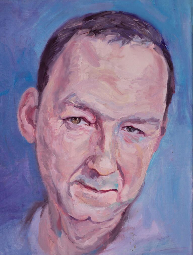 Piotrek. Olej na płótnie 30×40