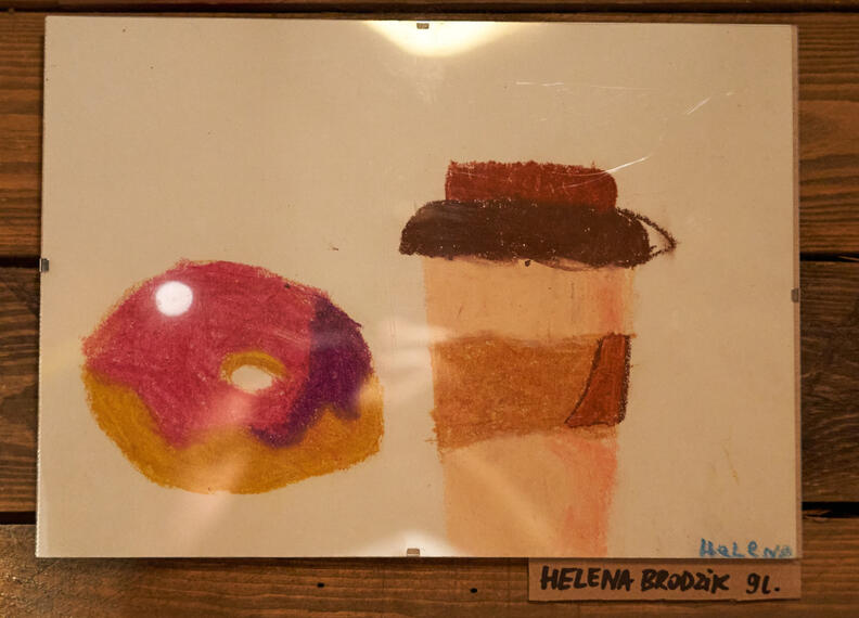 Wernisaż malarstwa dzieci.