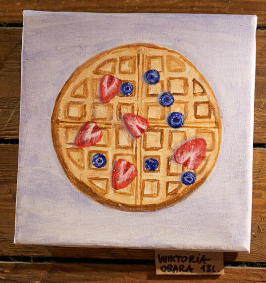 Wernisaż malarstwa dzieci.