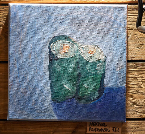 Wernisaż malarstwa dzieci.