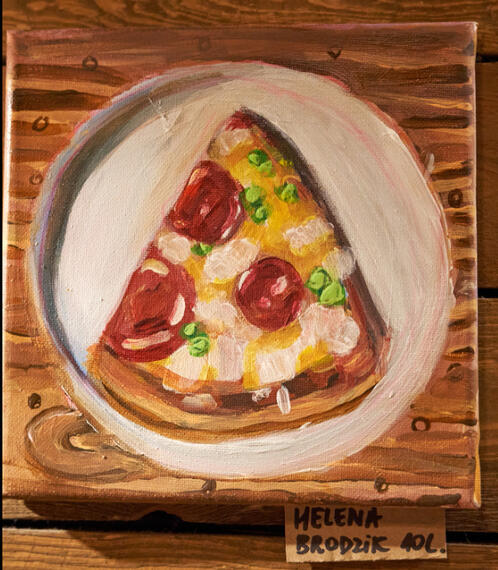 Wernisaż malarstwa dzieci.