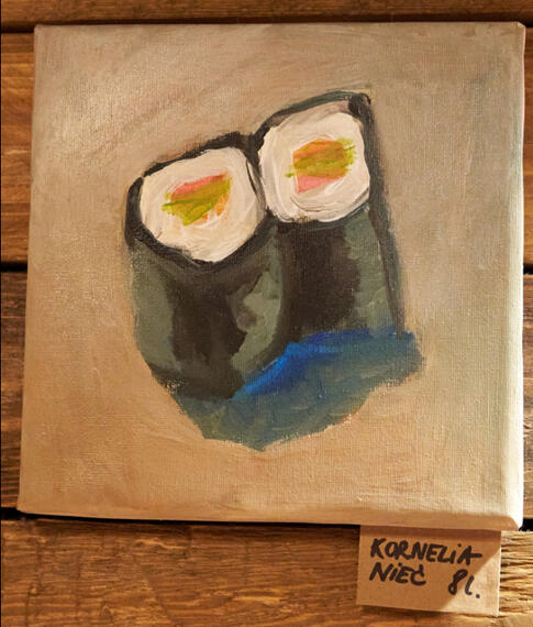 Wernisaż malarstwa dzieci.