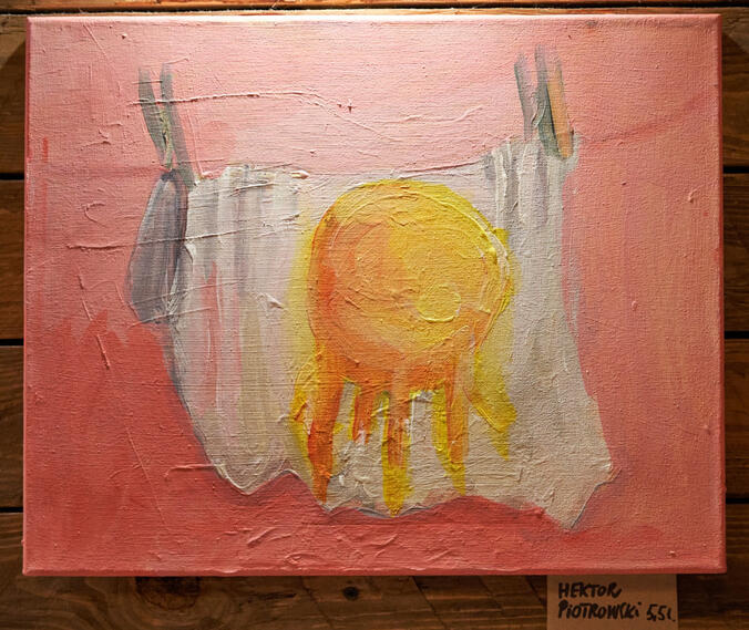 Wernisaż malarstwa dzieci.