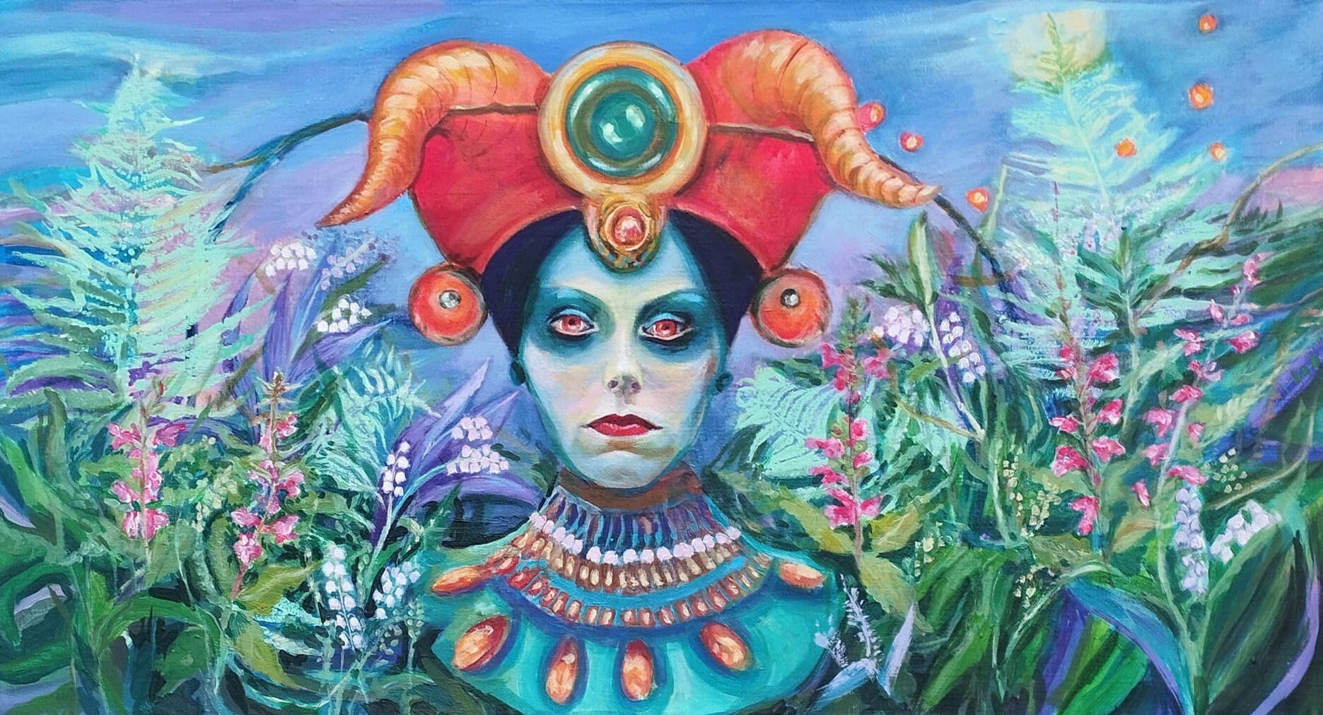 Duchy lasu.110x50 cm.