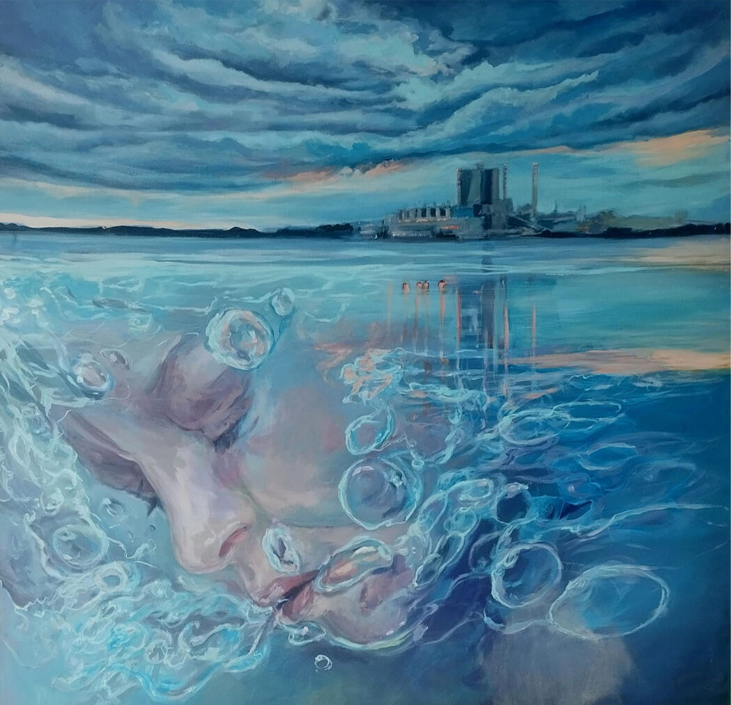 Jestem z Konina.Obraz akrylowy na płótnie 100x100 cm