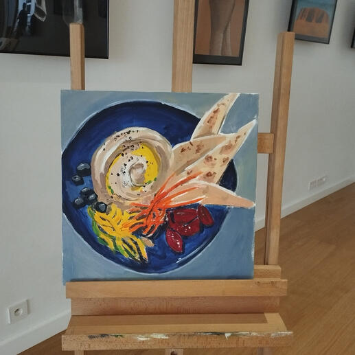 jem oczami i połykam wzrokiem