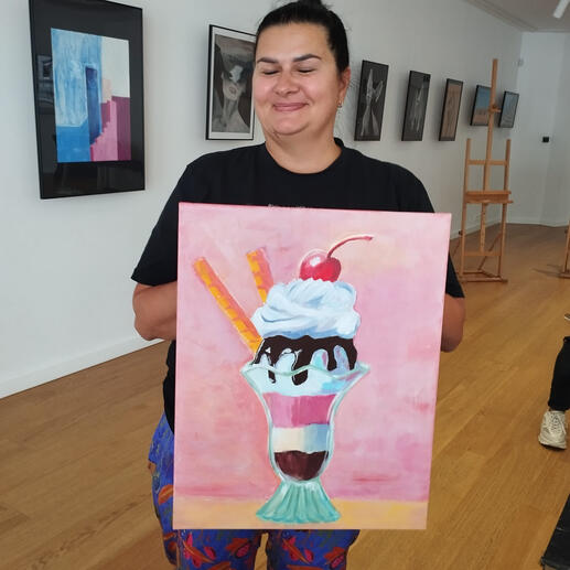 jem oczami i połykam wzrokiem